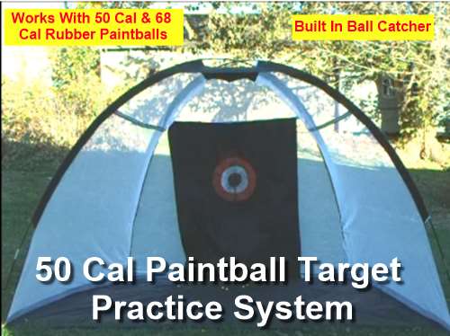 50 Cal Paintball Target Practice System